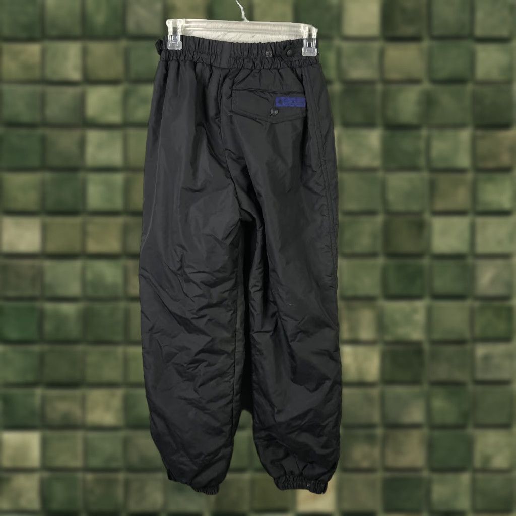 Vintage Columbia Pants Womens Small Black Insulated Nylon Snow Ski Winter Snowboard Size 28" / US 6 / IT 42 - 1 Thumbnail
