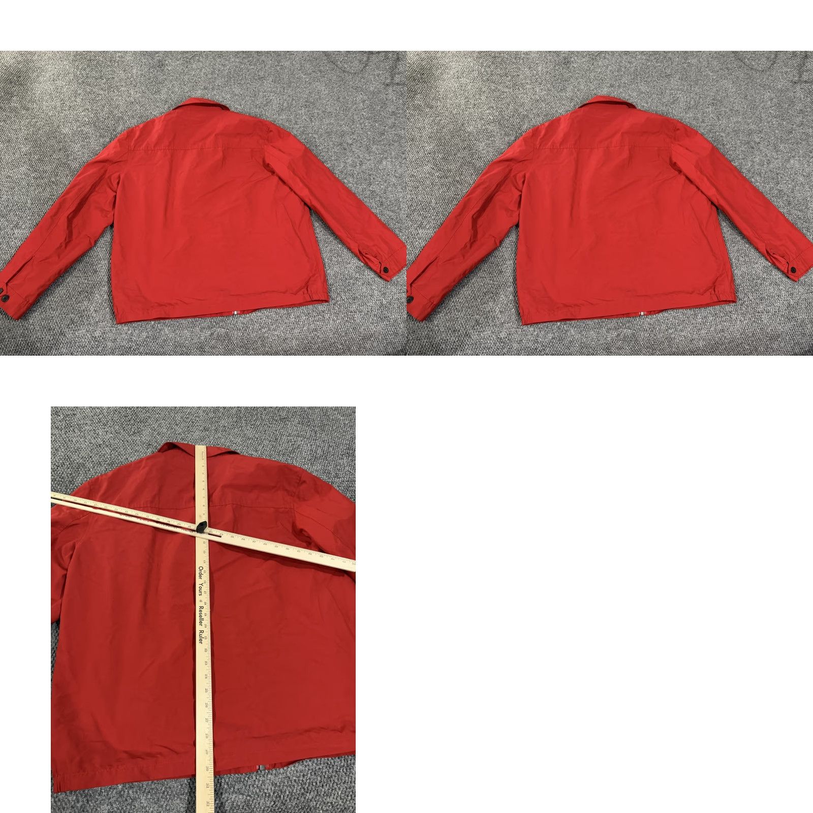 Vintage J. Peterman Jacket Mens XL Red Lightweight Lined Windbreaker Full Zip Collared Size US XL / EU 56 / 4 - 8 Thumbnail