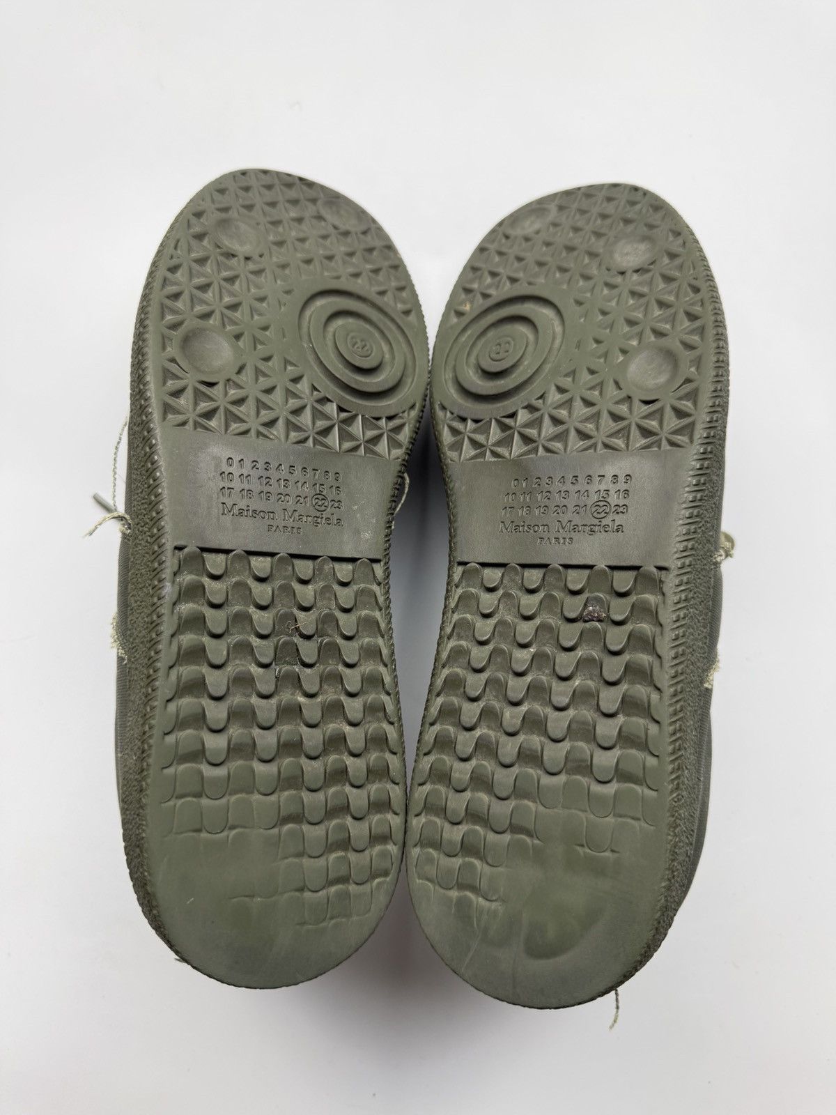 Maison Margiela Maison Margiela Gats Distressed Olive Green Size US 9 / EU 42 - 11 Thumbnail