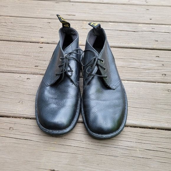 Dr. Martens Dr Martens Sussex Bear Track Black Pebbled Leather Slip Resi Size US 10 / EU 43 - 3 Thumbnail