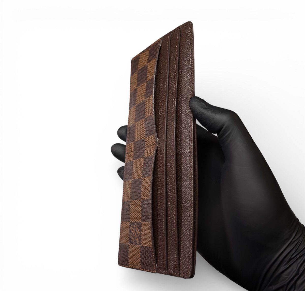 Louis Vuitton LOUIS VUITTON DAMIER EBENE LONG ID CARD HOLDER Size ONE SIZE - 4 Thumbnail