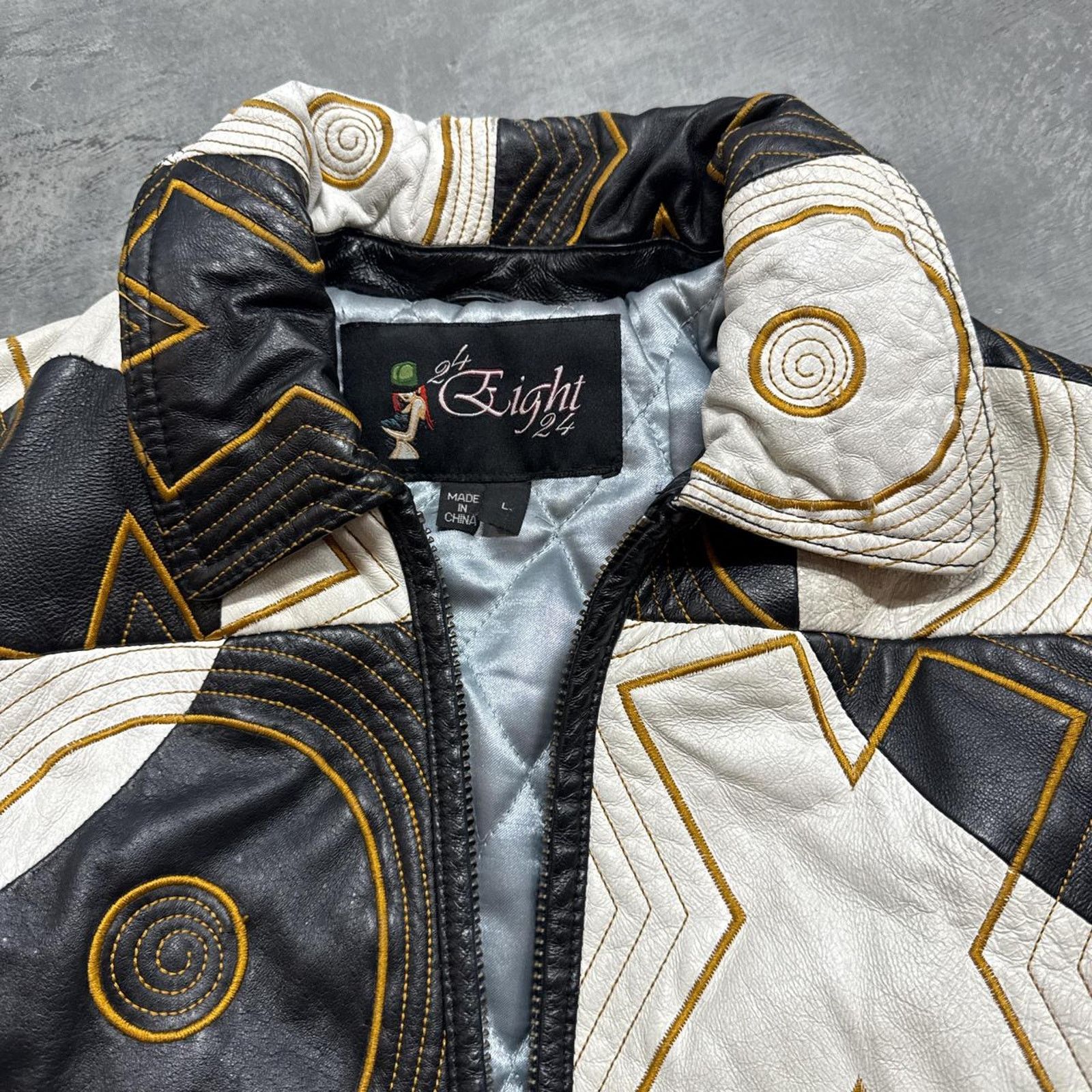 Pelle Pelle × Vintage Vintage Y2K Super Cute XOXO Pelle Pelle Style Leather Jacket Size M / US 6-8 / IT 42-44 - 6 Thumbnail