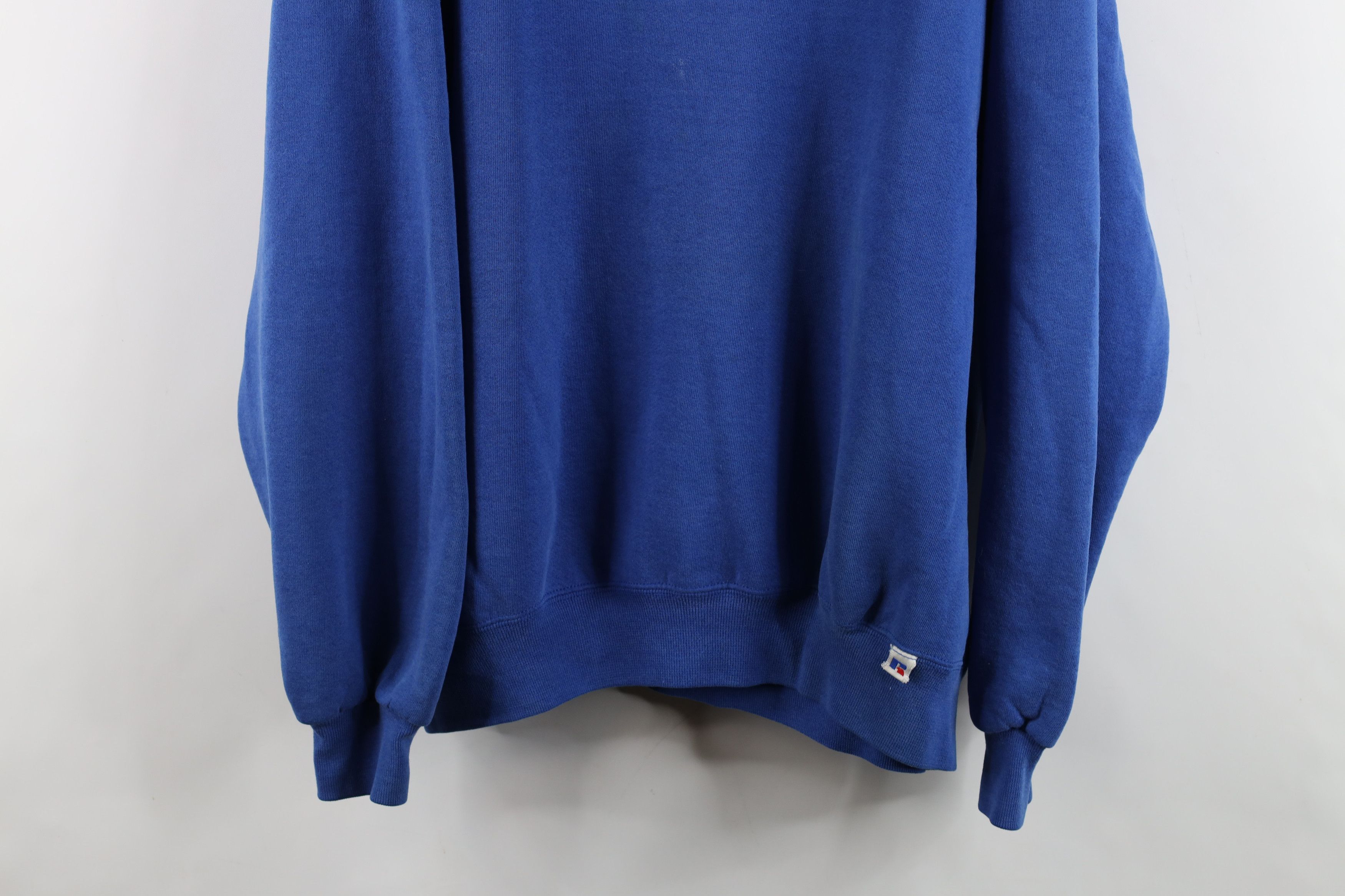 Russell Athletic Vintage 90s Russell Athletic Crewneck Sweatshirt Blue USA Size US XL / EU 56 / 4 - 3 Thumbnail