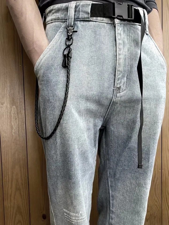Jewelry Classic Braided Leather Rope Pants Chain Size ONE SIZE - 3 Thumbnail