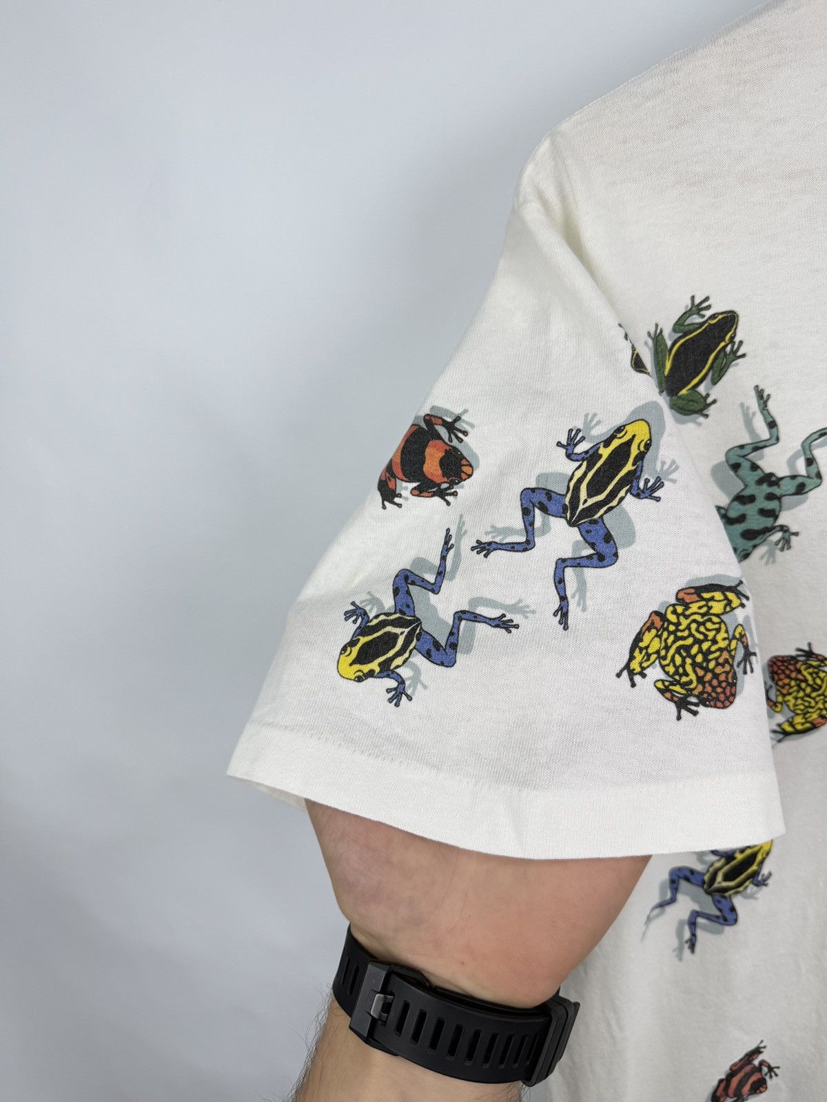 Hanes 🇵🇷🐸 Vintage 90s Dan Gilbert Poison Dart Frogs Puerto Rico Tee Size US M / EU 48-50 / 2 - 6 Thumbnail