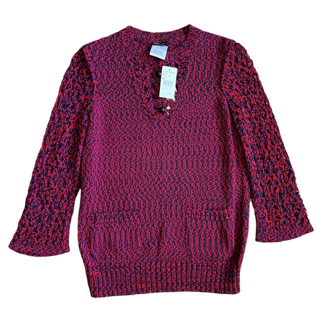 Chanel CHANEL(Spring 2014 "ART"Runway Collection)Knit SweaterFR40/M Size M / US 6-8 / IT 42-44 - 4 Thumbnail