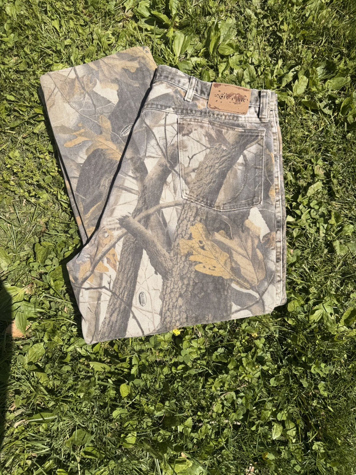 Vintage VTG Camo Wrangler Jeans Size 40x32 Size US 40 / EU 56 - 4 Thumbnail