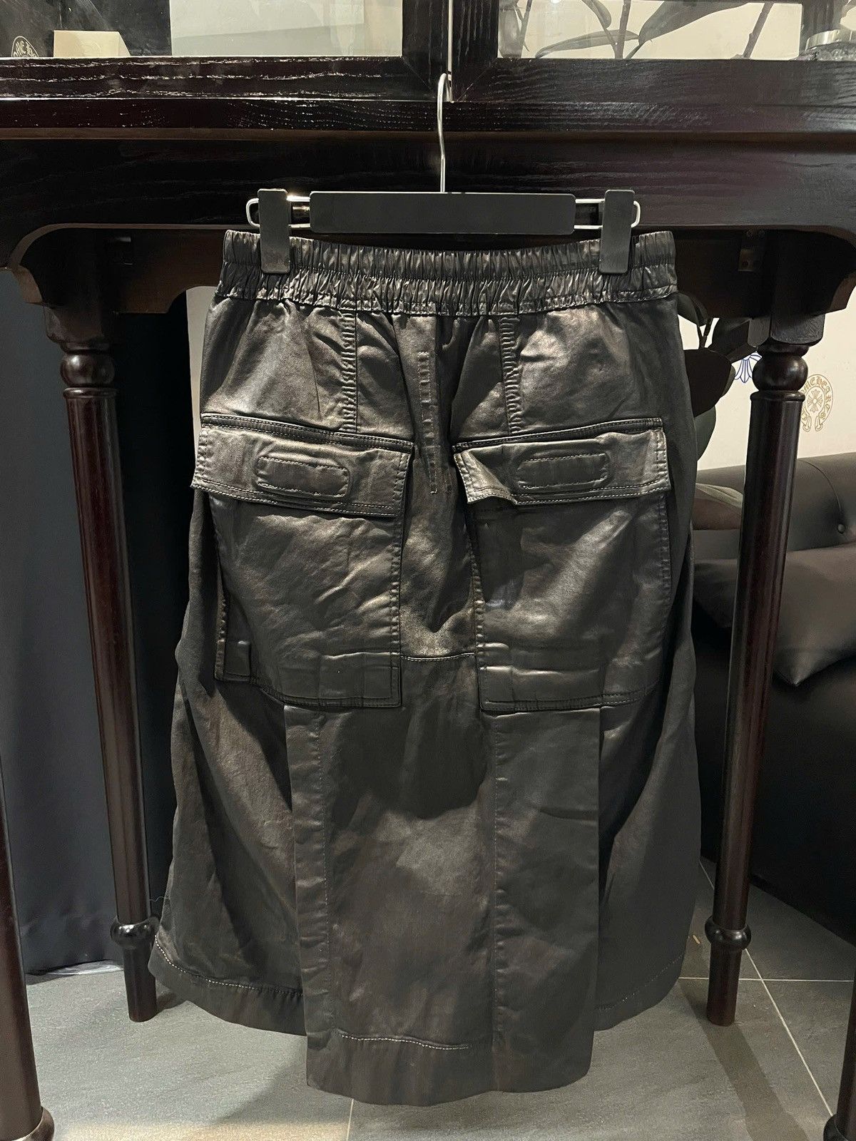Rick Owens Drkshdw Rick Owens DRKSHDW SS16 Black Pod Short Size US 30 / EU 46 - 3 Thumbnail