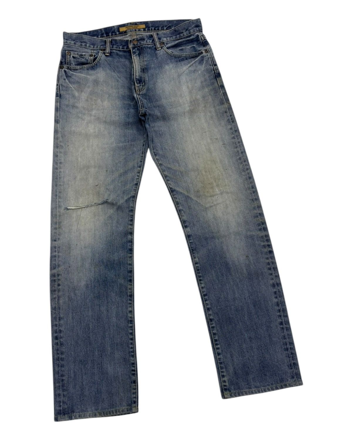 Jean × Undercover × Uniqlo VINTAGE JEAN UNIQLO S-002 DISTRESS FADED JEANS Size US 33 - 3 Thumbnail
