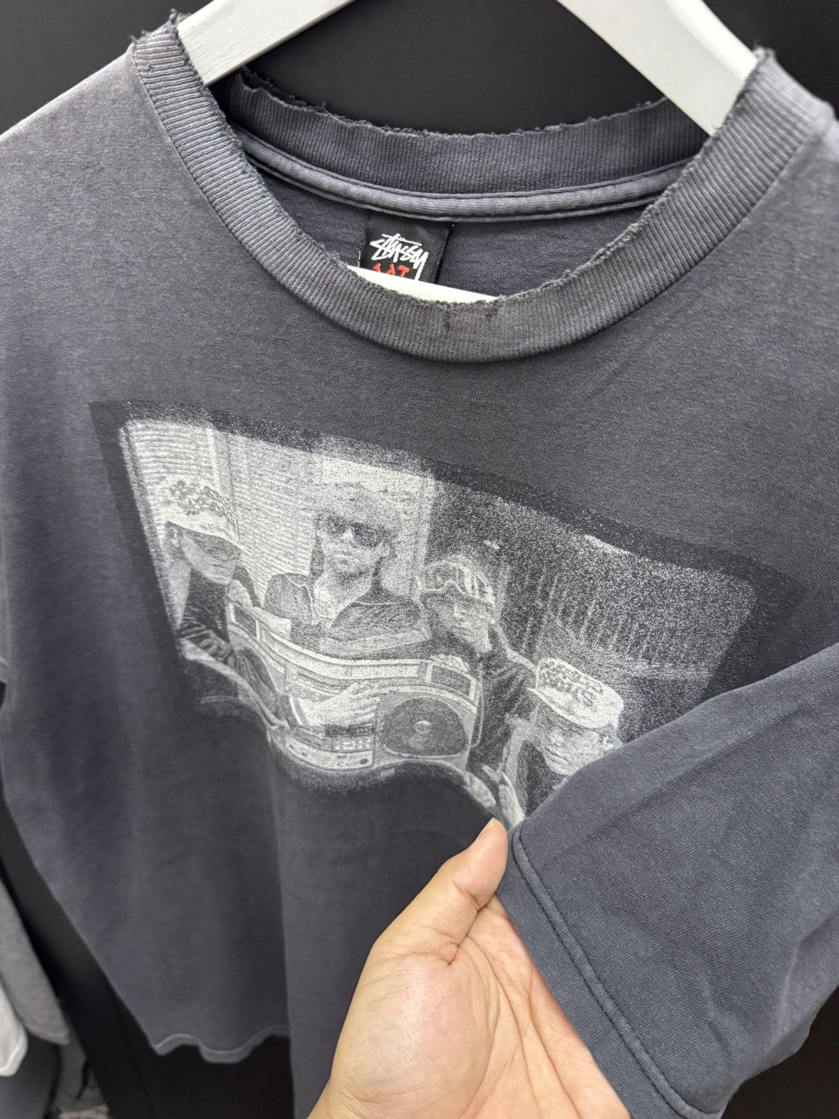 Stussy Vintage y2k Stussy x josh cheuse Faded Distressed Size US XL / EU 56 / 4 - 6 Thumbnail