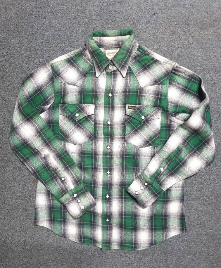 Wrangler 💥Wrangler Square button checkered Western shirt Size US M / EU 48-50 / 2 - 9 Thumbnail