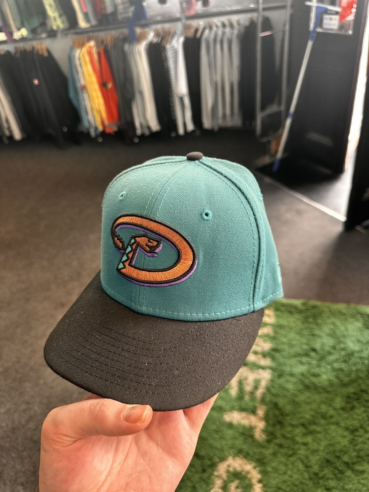 New Era Arizona Diamondbacks Inaugural Patch Pink UV D Hat 7 1/4 Size ONE SIZE - 2 Thumbnail