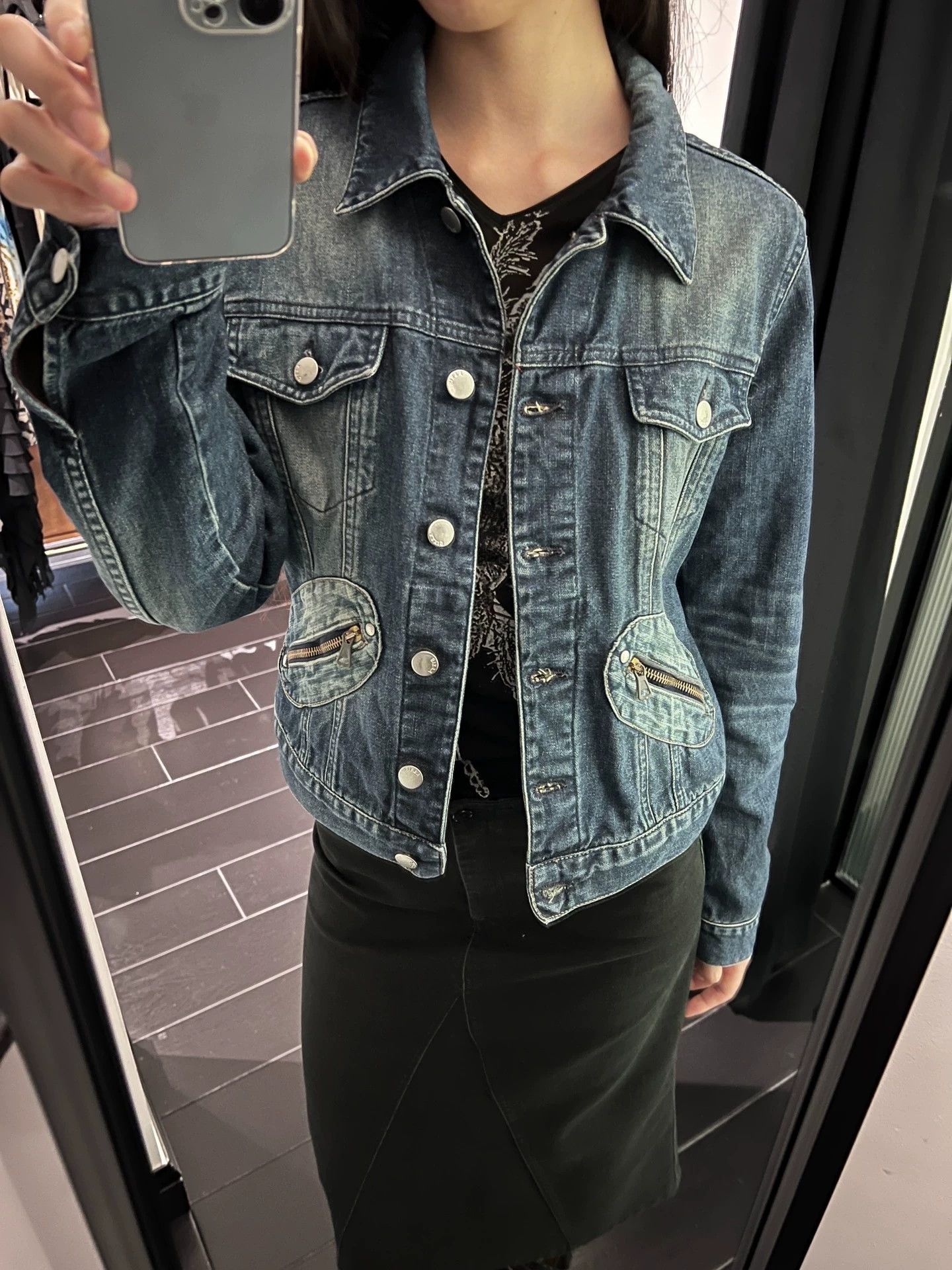Miss Sixty MISS SIXTY Vintage Zipper Slim Denim Jacket M Size M / US 6-8 / IT 42-44 - 5 Thumbnail