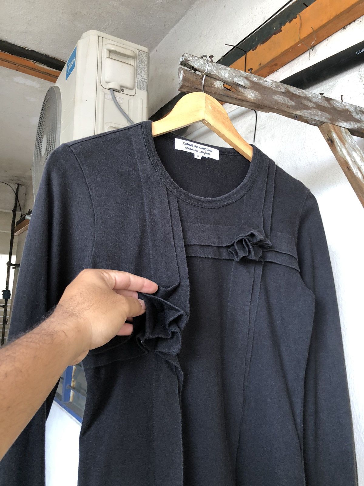 Comme des Garcons Comme des Garcons Faded Bondage Punk Long Sleeve Tshirt Size S / US 4 / IT 40 - 4 Thumbnail