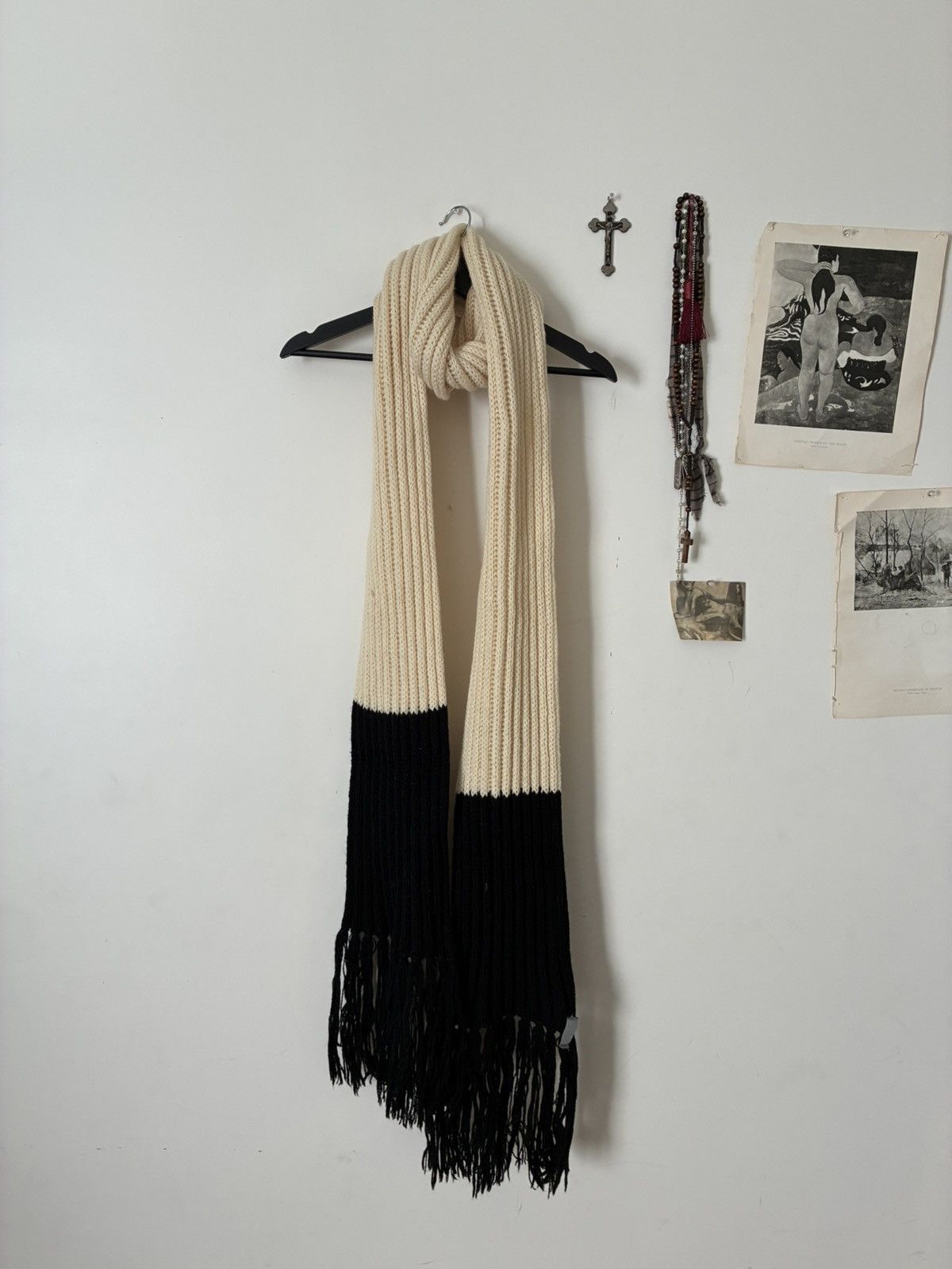 Dior × Hedi Slimane Dior Homme AW04 Runway Long Wool Scarf | Grailed