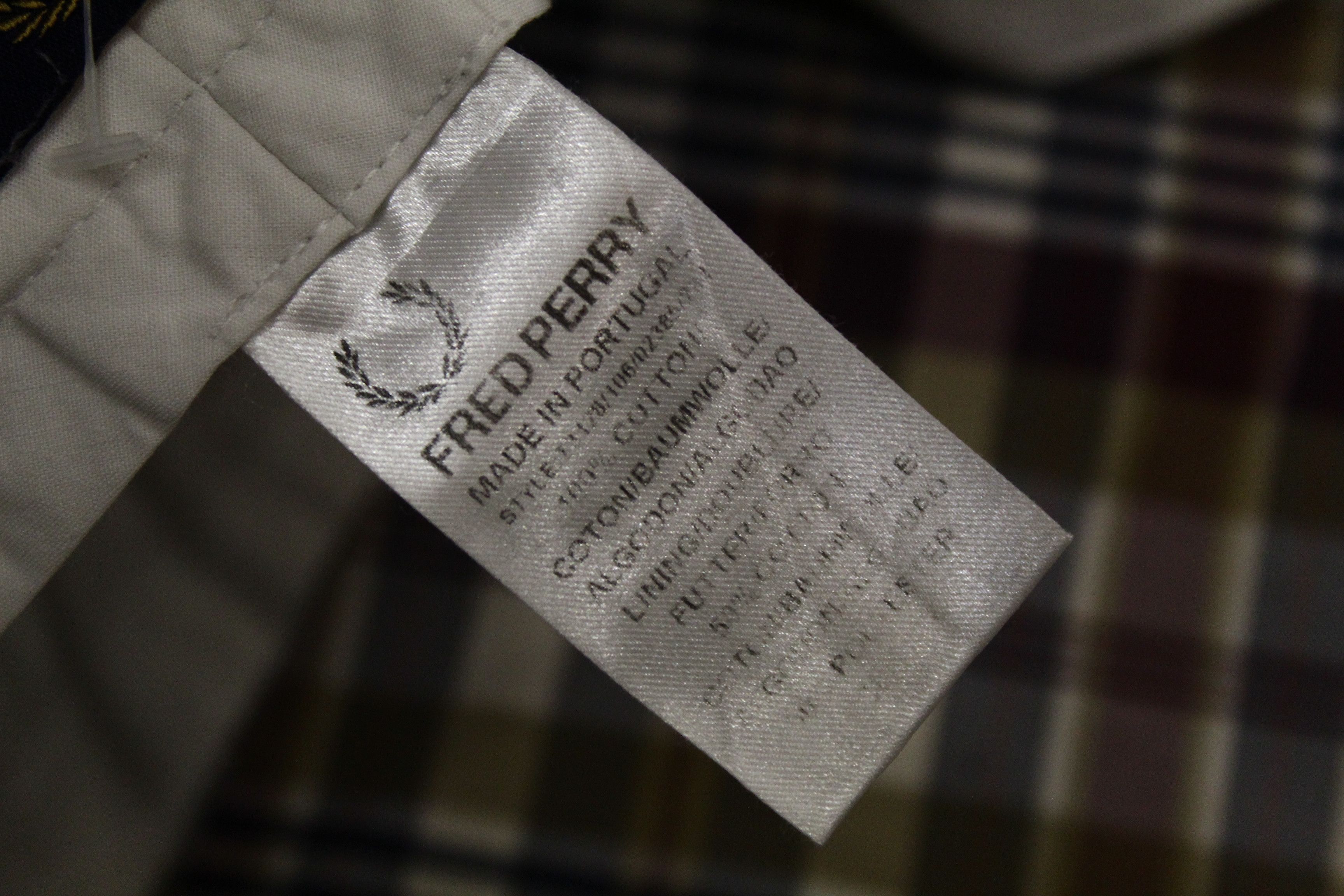 Fred Perry VTG Fred Perry Tartan Double-check Cotton Casual Pants Size US 32 / EU 48 - 9 Thumbnail