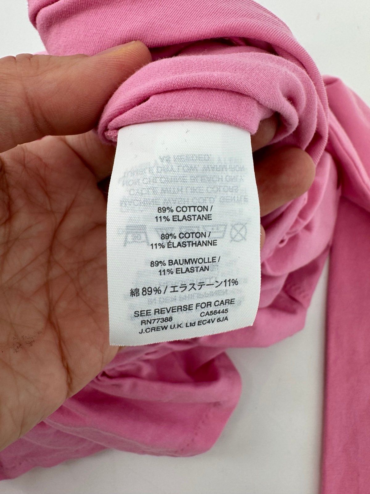 J.Crew J.Crew Pink Ruffle-Front Wrap V-Neck Bodysuit XXS Size XXS / US 00 / IT 34 - 6 Thumbnail