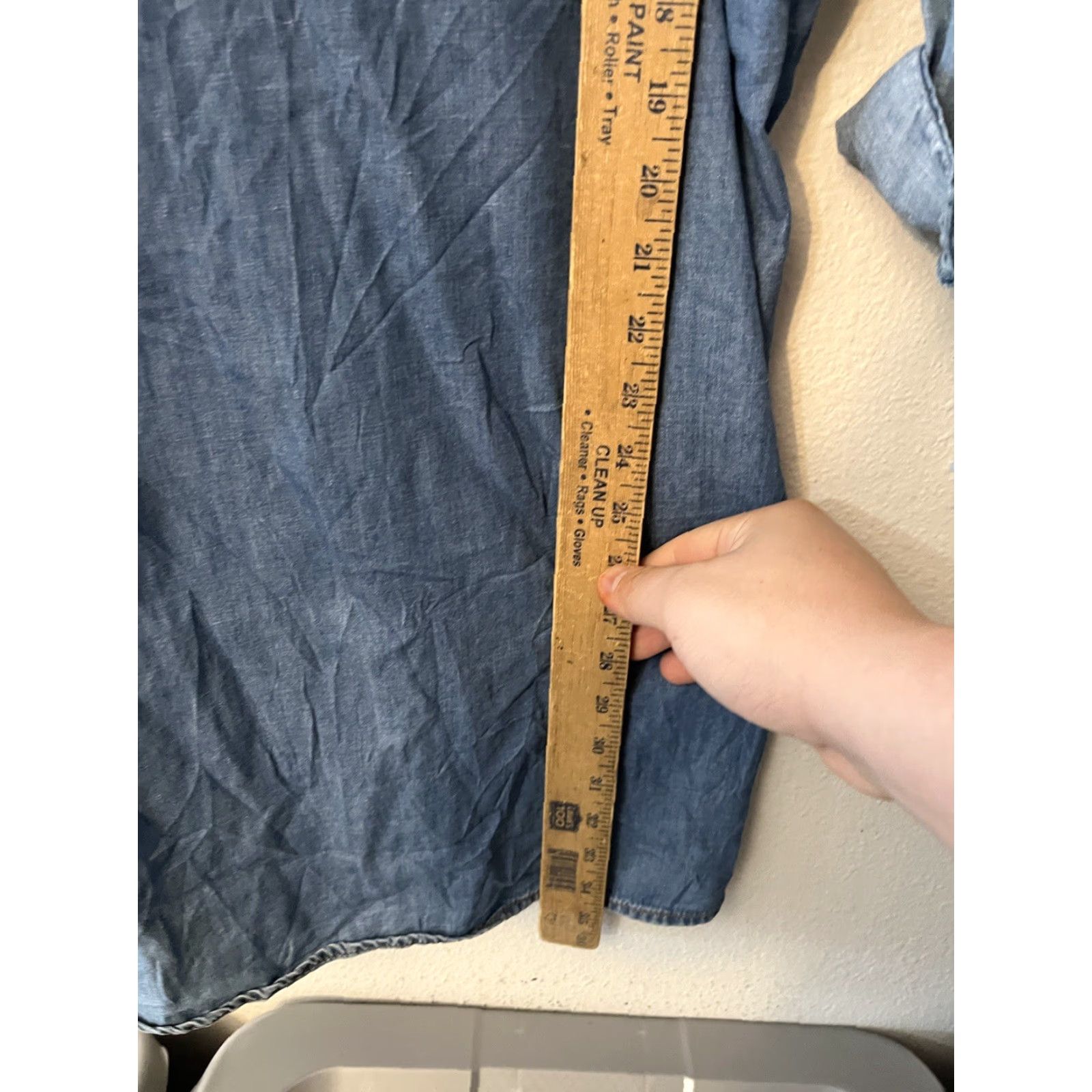 Banana Republic Banana Republic Women's Dress Denim Blue Long Sleeve Button XS Size XS / US 0-2 / IT 36-38 - 4 Thumbnail