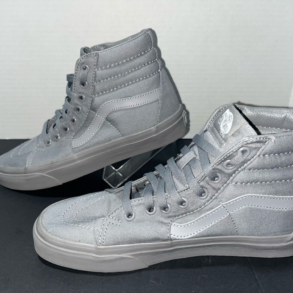 Vans Vans SK8-Hi Top Triple Gray Casual Skate Shoes Sneakers Size US 9 / IT 39 - 6 Thumbnail