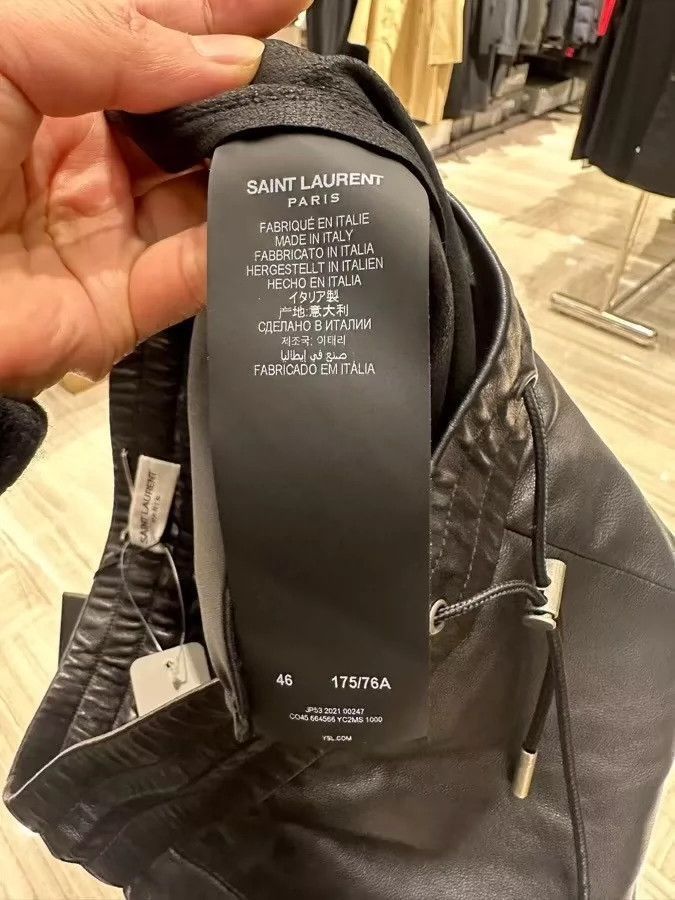 Saint Laurent Paris Saint Laurent Paris Lambskin sweatpants-2506 Size US 32 / EU 48 - 6 Thumbnail