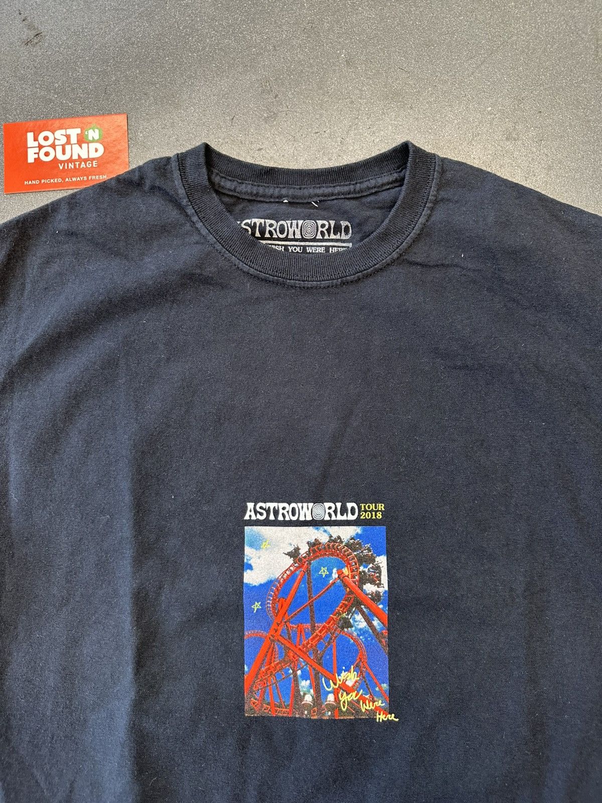 Travis Scott 2019 Travis Scott Astroworld Roller Coaster Tee Size US M / EU 48-50 / 2 - 4 Thumbnail