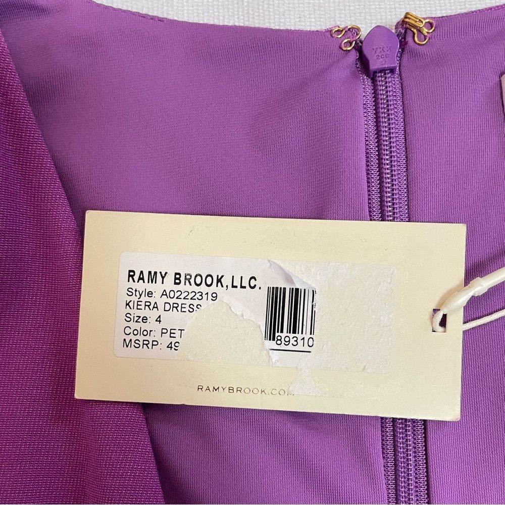 Ramy Brook NWT New $495 Ramy Brook Kiera V-neck Pink Mini Dress Size 4 Size S / US 4 / IT 40 - 9 Thumbnail