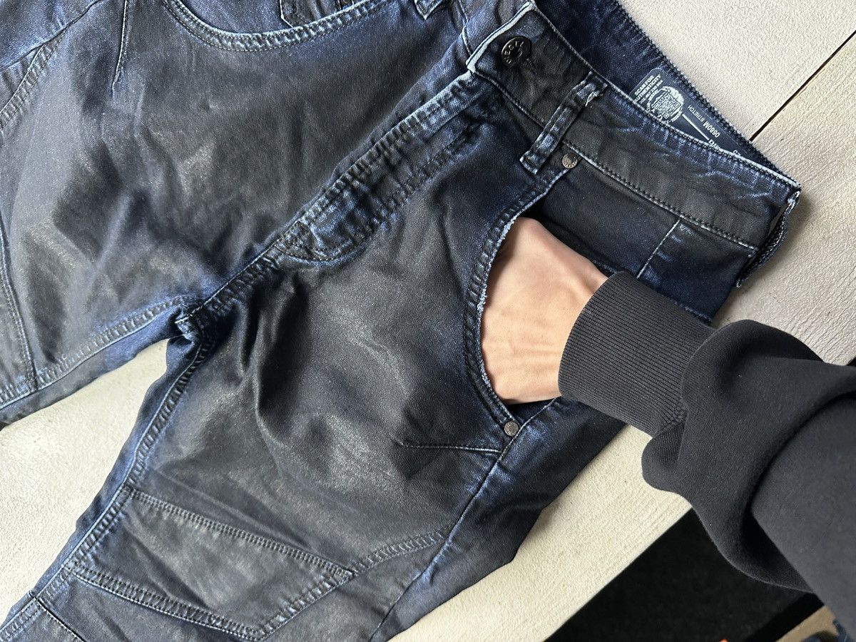Diesel 🚨 DIESEL AVANT GARDE GOTHIC WOMEN JEANS LOGO IFSIXWASNINE Size 25" / US 0 / IT 36 - 6 Thumbnail