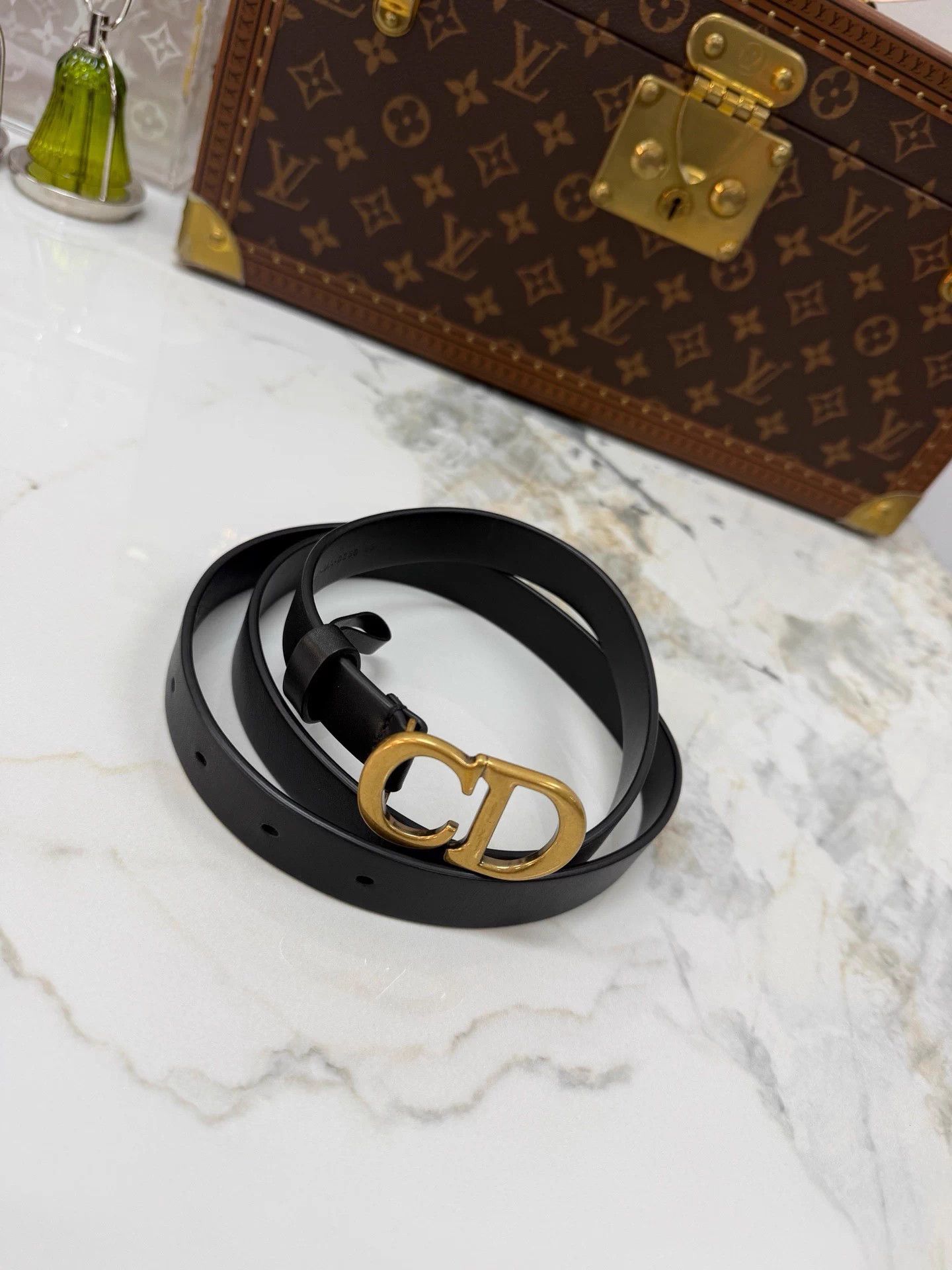 Dior Dior CD Narrow 2cm Belt 99 New 85 Size Size ONE SIZE - 3 Thumbnail