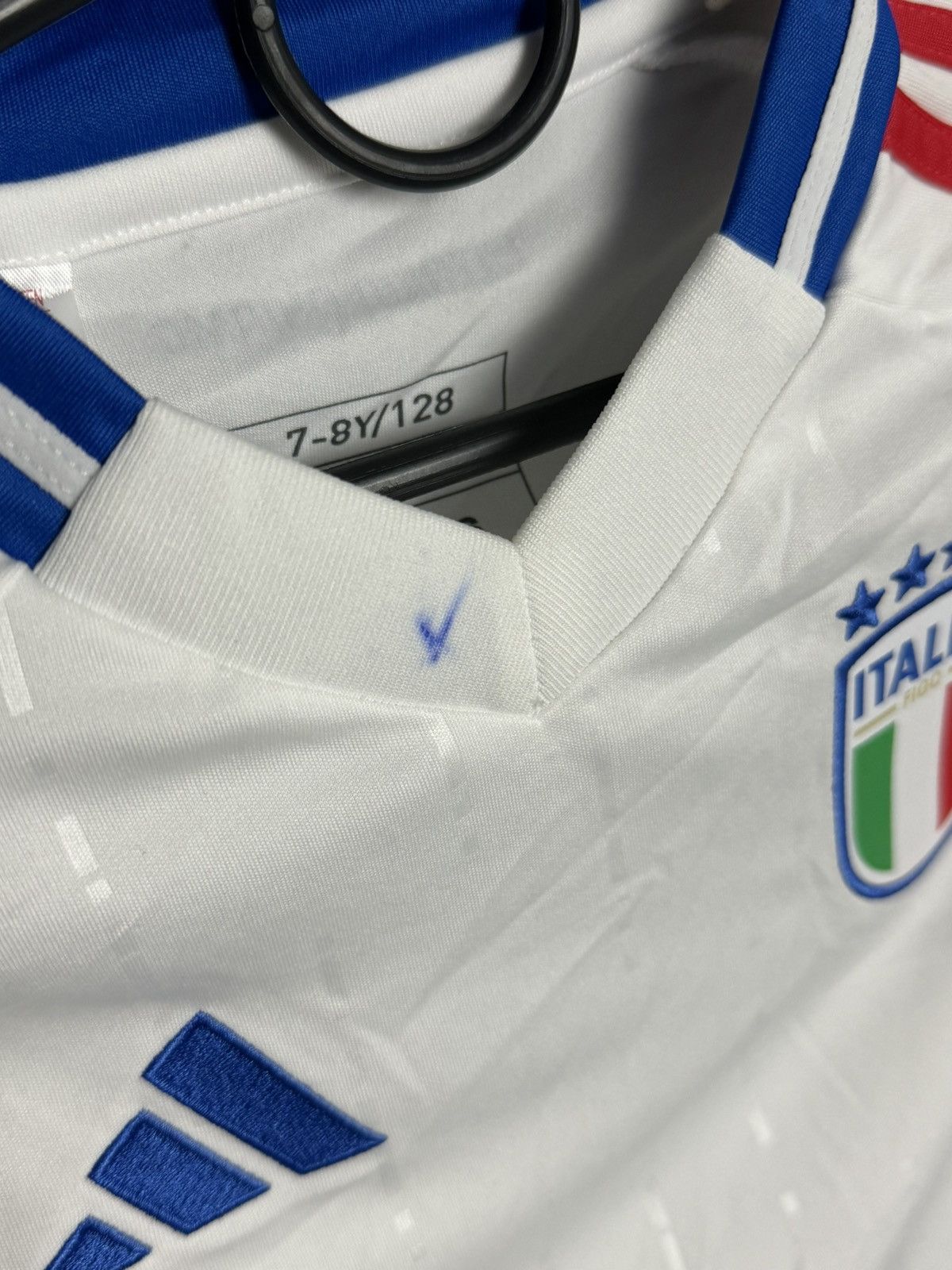 Adidas KIDS Italy National Football Team 2024 Home Jersey T-Shirt Size US XS / EU 42 / 0 - 6 Thumbnail