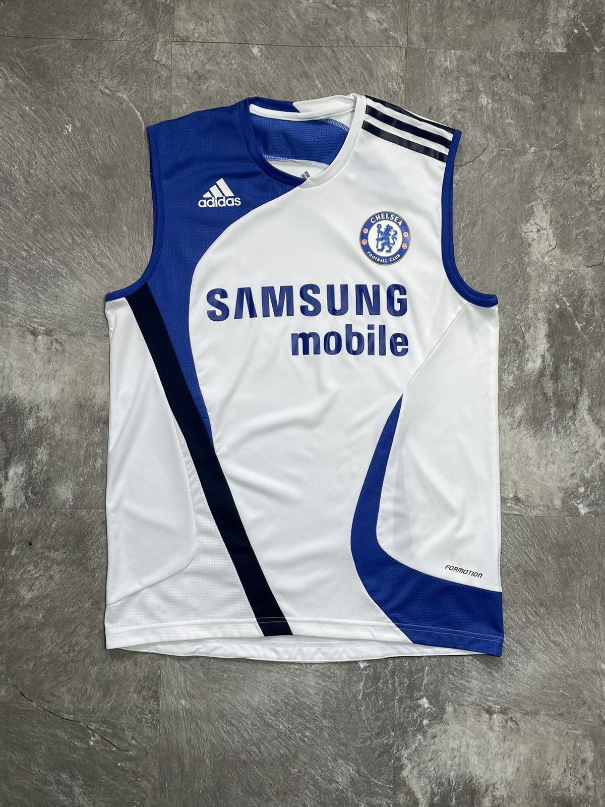 Adidas Adidas Chelsea Football Train Vest Shirt Soccer Jersey Size US S / EU 44-46 / 1 - 1 Thumbnail