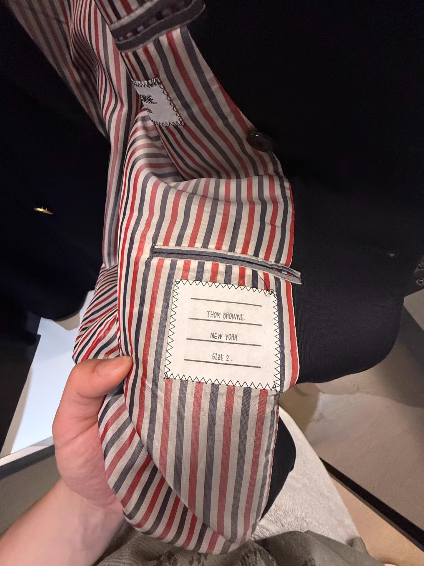 Thom Browne Thom Browne Navy Puppy Thick Suit Jacket K27 Size US M / EU 48-50 / 2 - 3 Thumbnail
