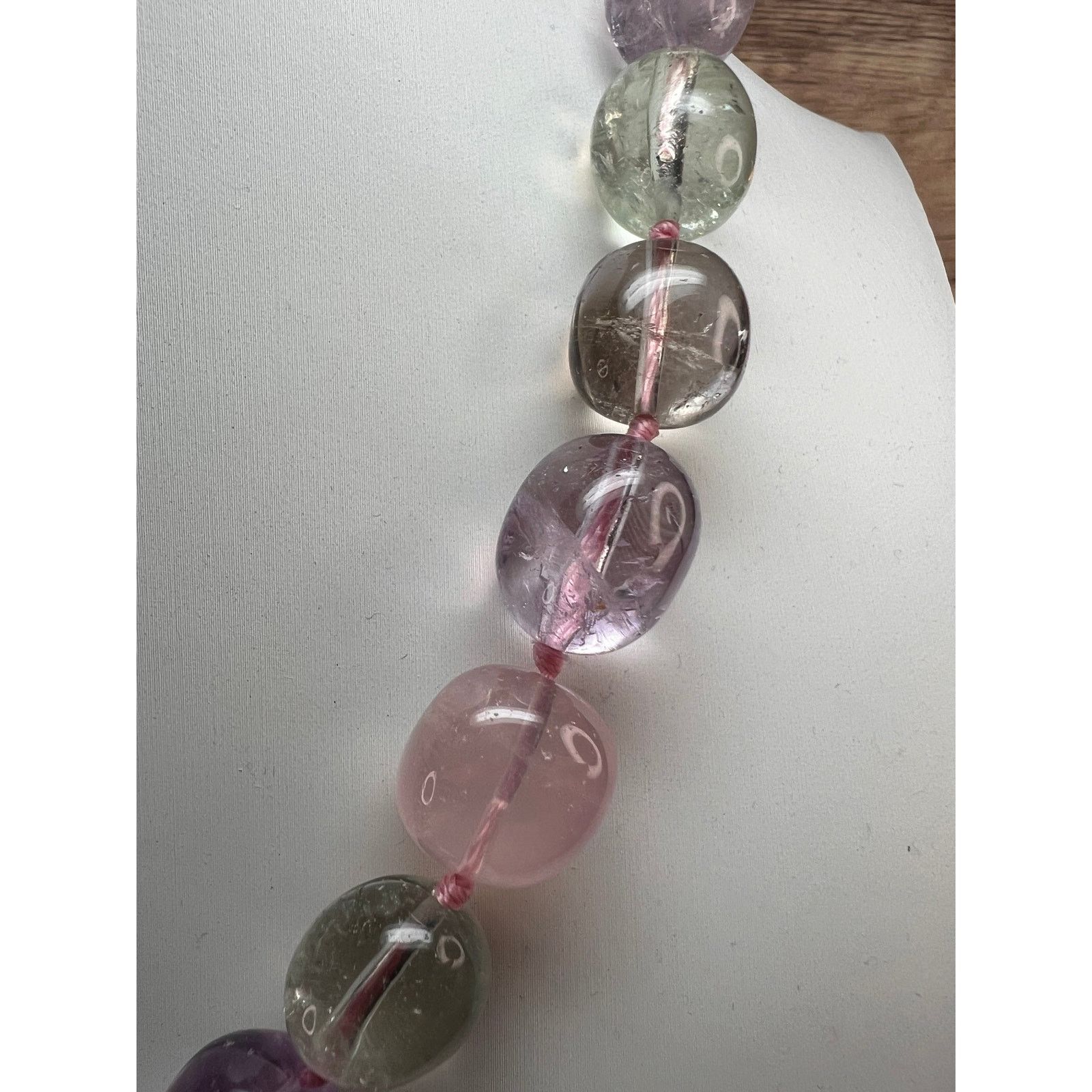 Other NEW Multi quartz knotted necklace with 925 magnetic clasp Size ONE SIZE - 13 Thumbnail