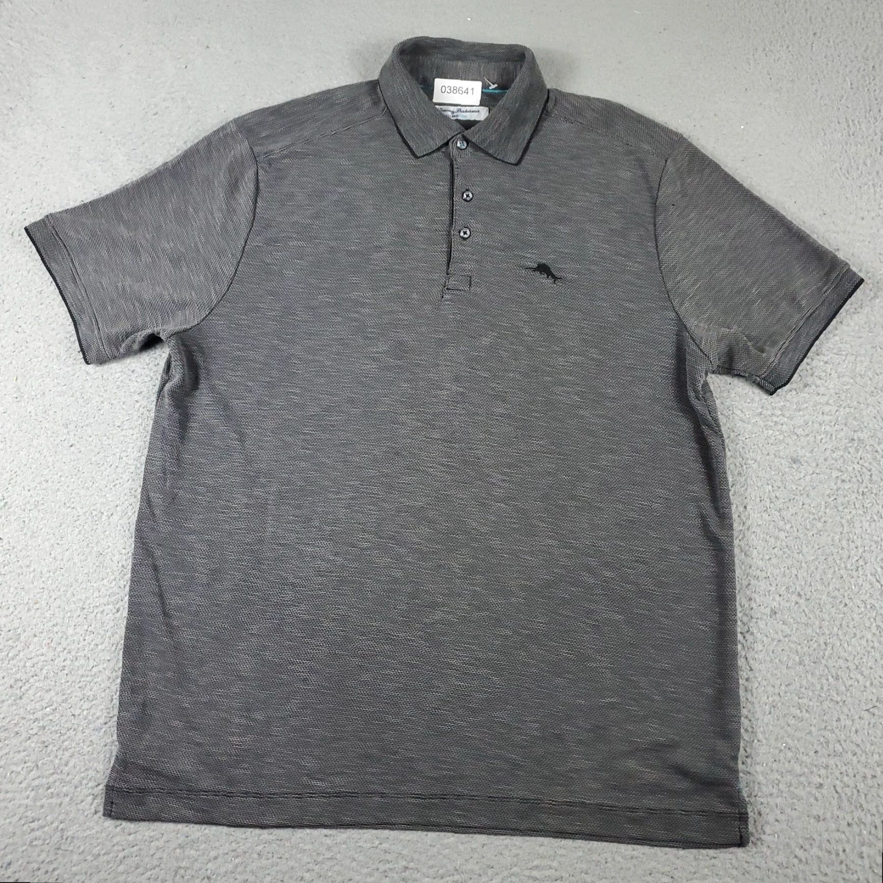 Tommy Bahama VINTAGE Tommy Bahama Polo Shirt Mens Medium Gray Marlin Short Sleeve Polo Mens Medium Gray Marlin Sports Classic Size US M / EU 48-50 / 2 - 3 Thumbnail