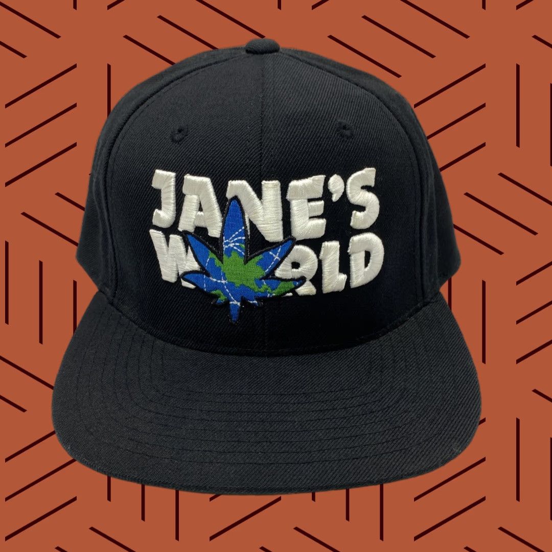 Vintage VINTAGE Yupoong Trucker Hat Unisex Adults Adjustable Black WEED SMOKERS WAYNES WORLD SMOKING KUSH CANABIS ETS FW WEED LEAF JANES ADDICTION CASUAL Size ONE SIZE - 1 Thumbnail