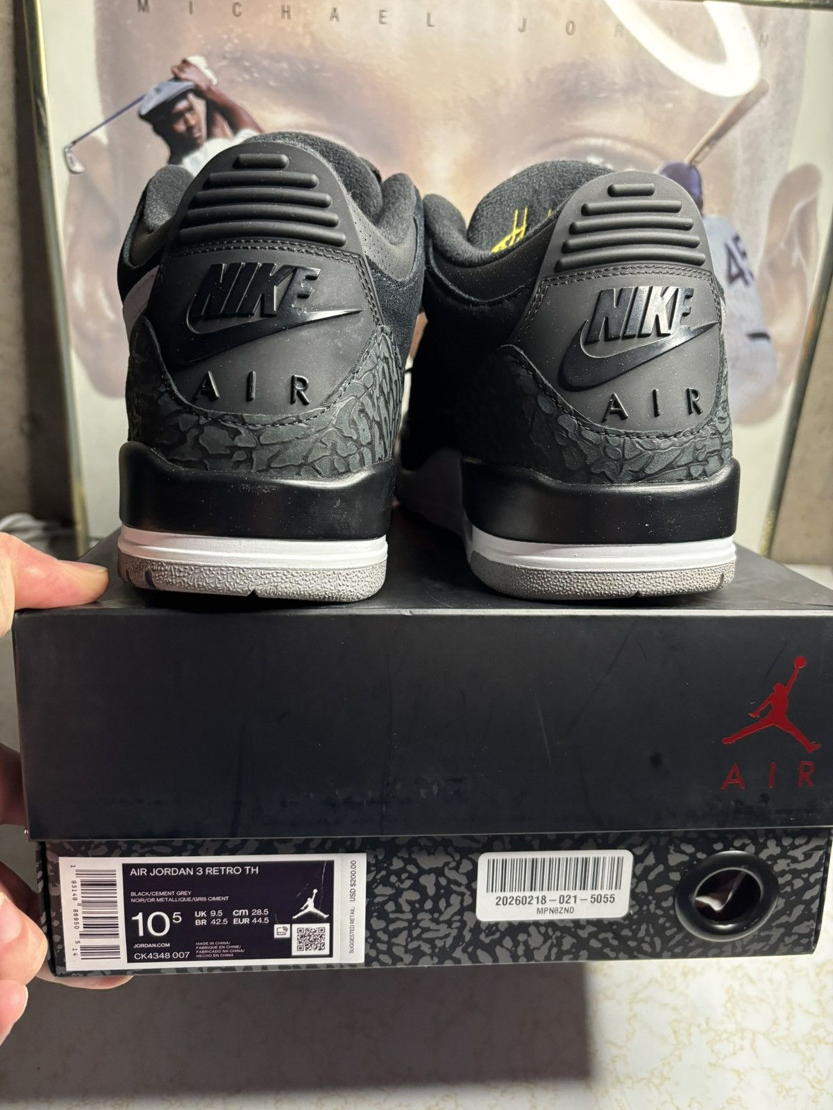 Jordan Brand Air Jordan 3 tinker Size US 10.5 / EU 43-44 - 7 Thumbnail