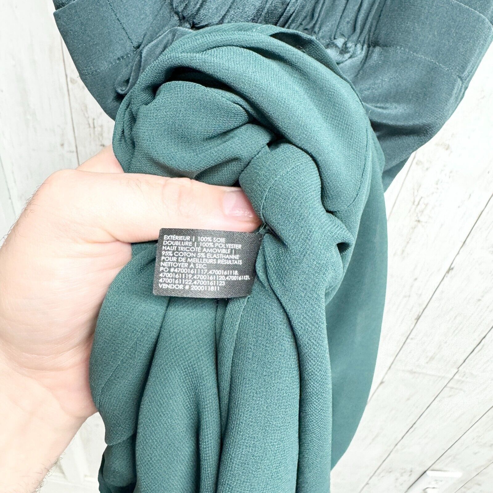 Club Monaco Club Monaco 100% Silk Forest Green Snatched Mini Dress 0 Size XS / US 0-2 / IT 36-38 - 4 Thumbnail