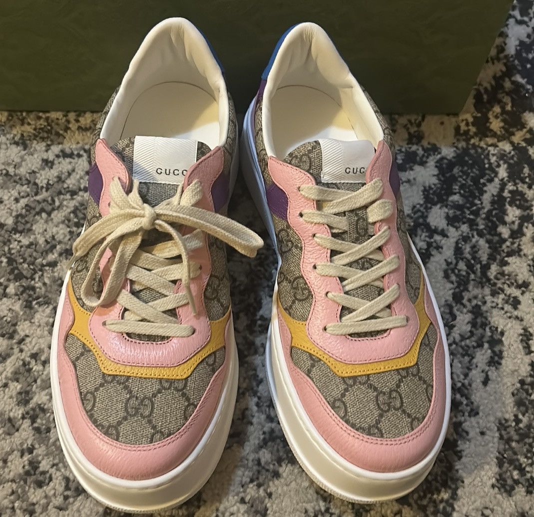 Gucci Gucci GG Supreme Chunky Platform Trainers Sneakers size 40.5 Size US 10.5 / IT 40.5 - 2 Thumbnail