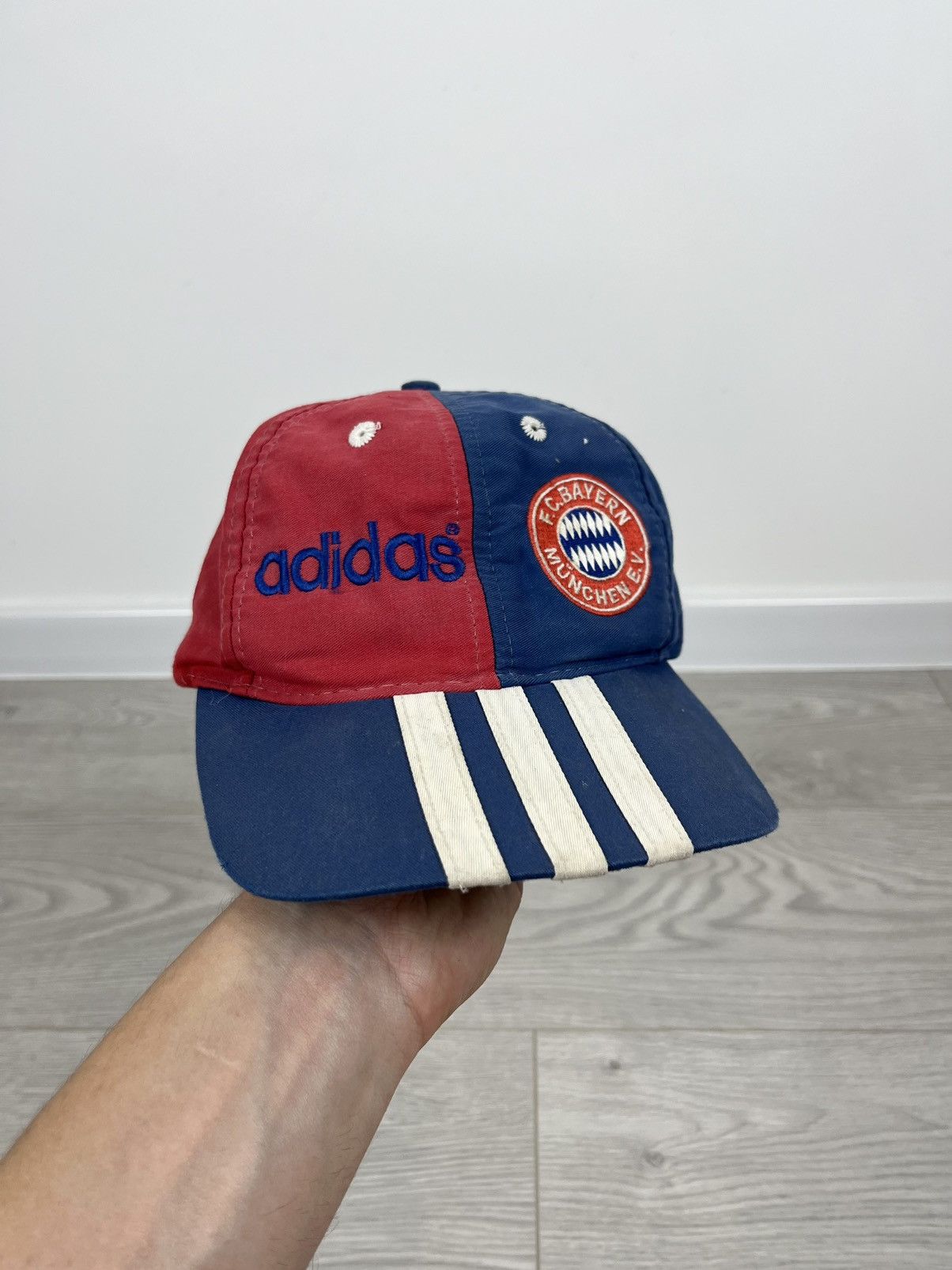 Adidas × Vintage Adidas Bayern Vintage 90s Soccer Team Cap Hat Size ONE SIZE - 4 Thumbnail