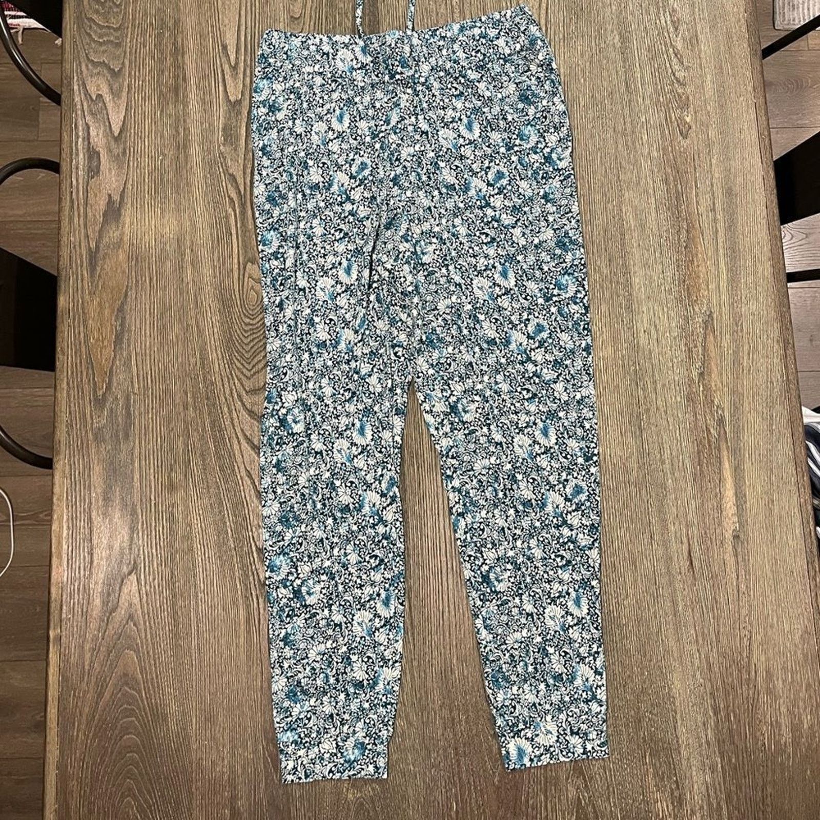 J. Jill NWOT J. Jill Jogger Pants Floral High Rise Elastic Size S Size 26" / US 2 / IT 38 - 1 Thumbnail