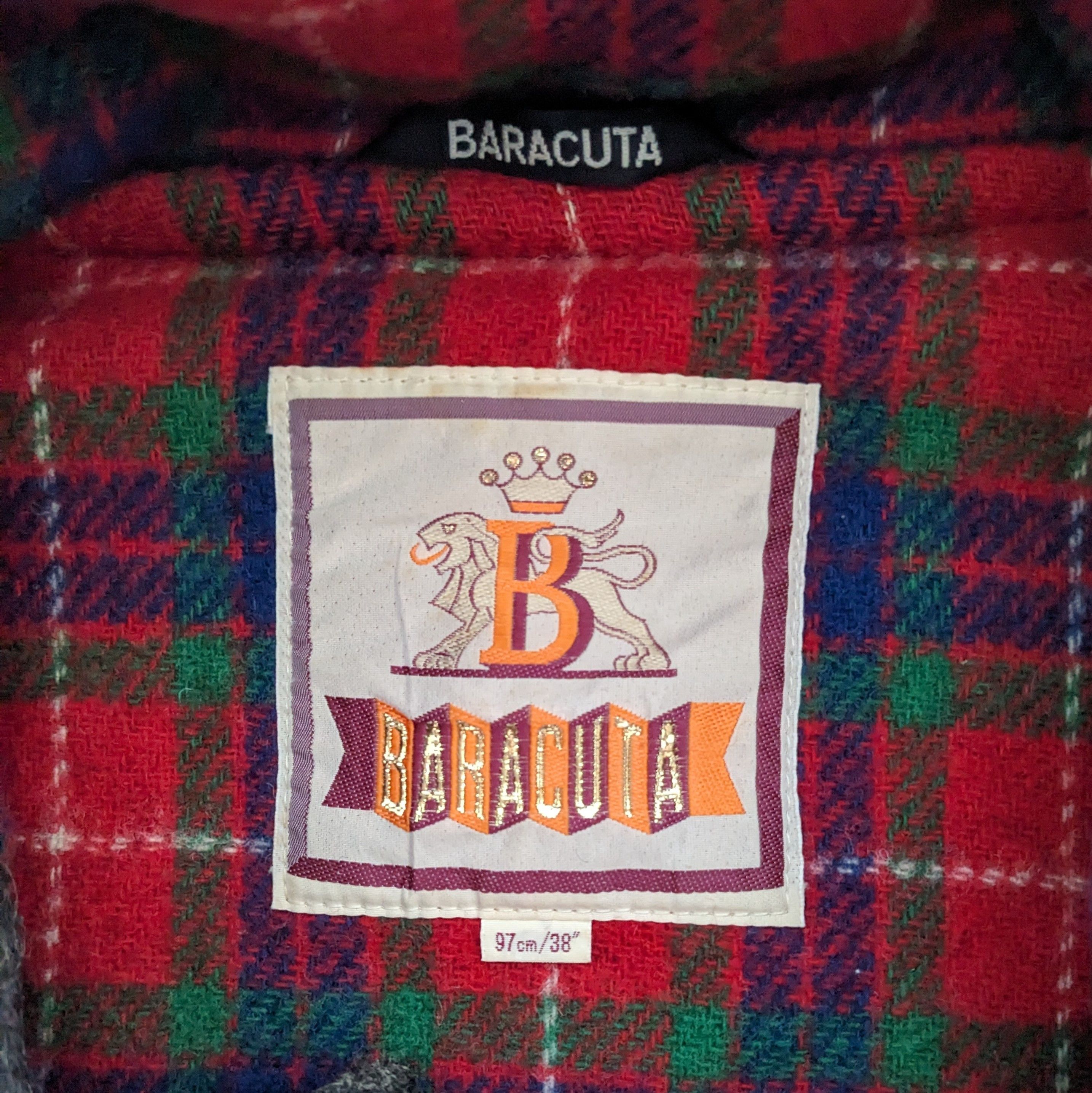 Vintage Vintage BARACUTA Winter Trench Coat Jacket Size US L / EU 52-54 / 3 - 7 Thumbnail