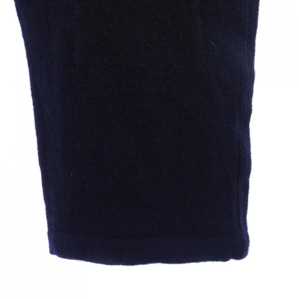 Comme des Garcons SHIRT Cropped Pants Wool Straight Cut Plain Zipper Black Size US 35 - 3 Thumbnail