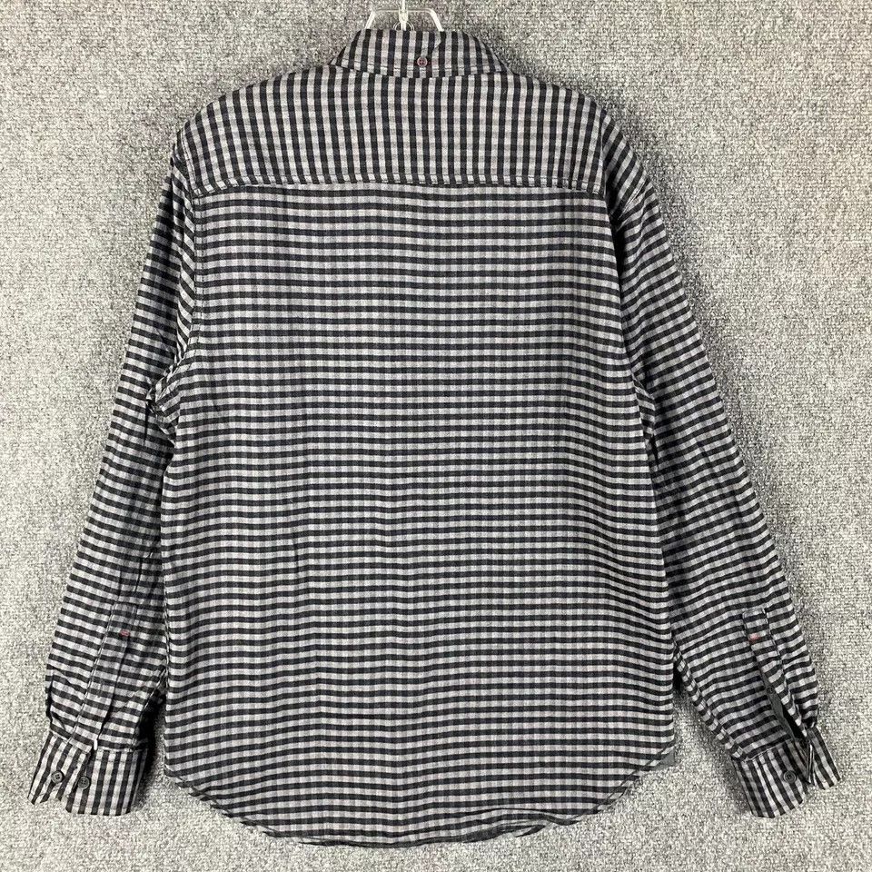 MBX MBX Shirt Men's Large Slim Fit Button Up Check Long Sleeve Size US L / EU 52-54 / 3 - 8 Thumbnail