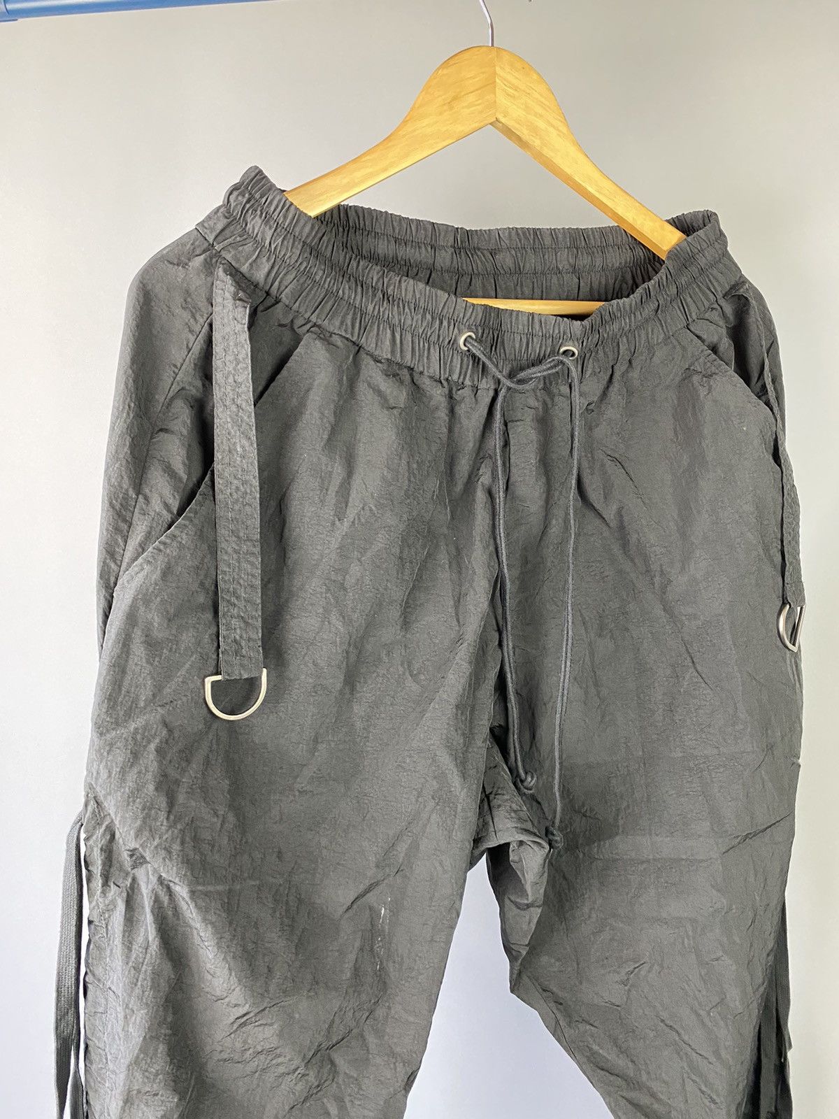 D.Gnak By Kang.D × Japanese Brand DGNAK Black Tactical Drawstring Pants | Size 32 Size US 32 / EU 48 - 5 Thumbnail