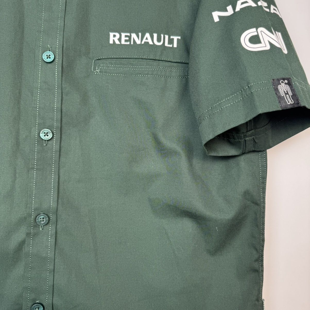 Vintage Caterham Renault Racing Formula One F1 Button Up Shirt Size US S / EU 44-46 / 1 - 14 Thumbnail