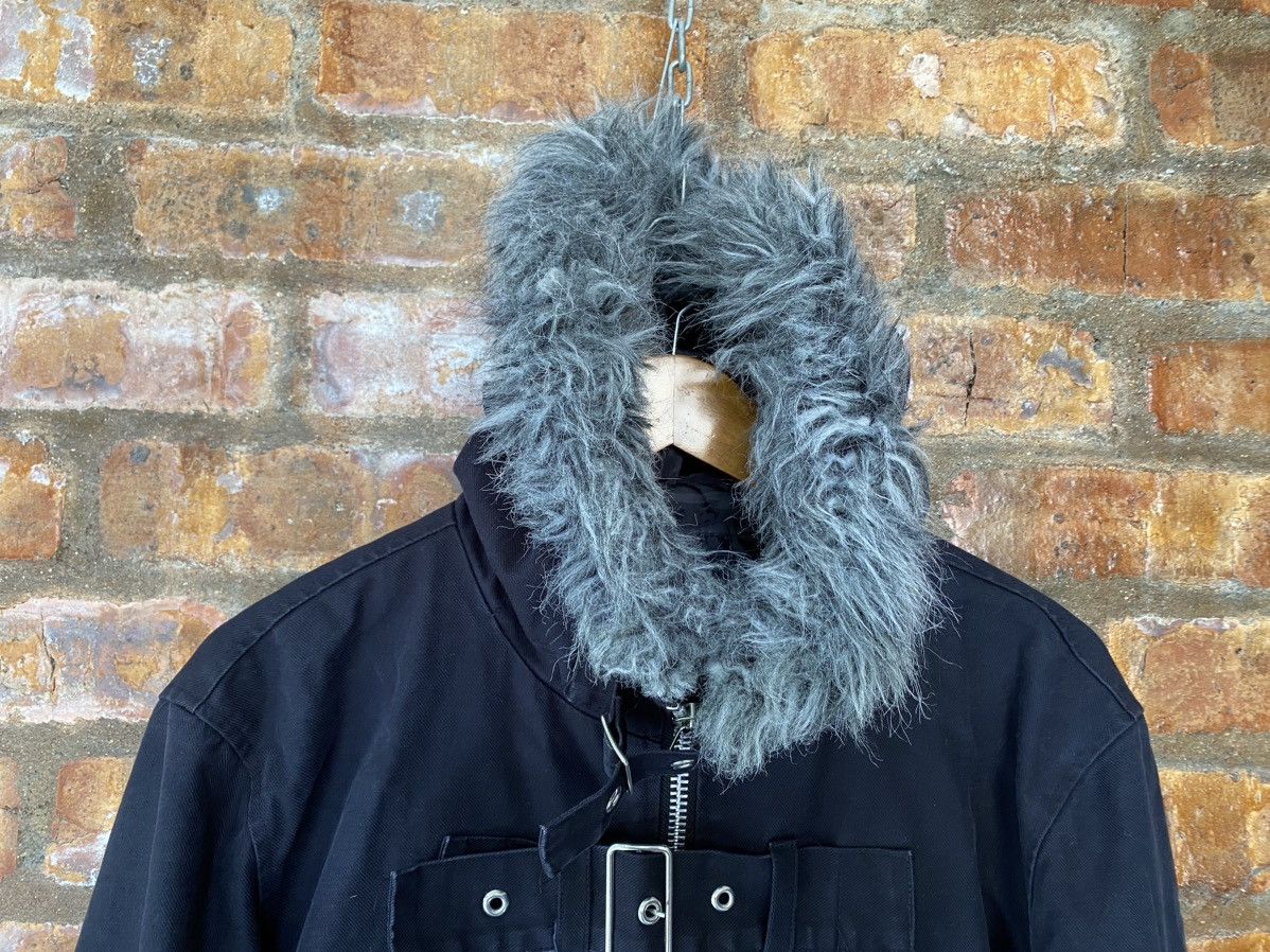 Japanese Brand 1990s Secret Agents Japan Cross Bondage fur Jacket YKK Size US L / EU 52-54 / 3 - 5 Thumbnail