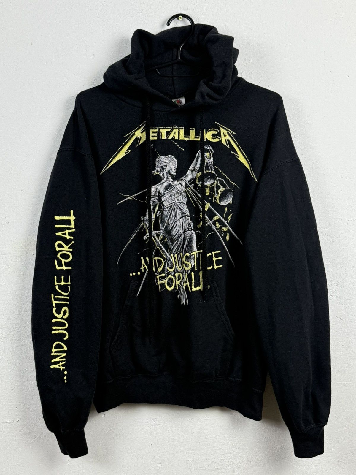 METALLICA Band Sweatshirt Pullover Hoodie, Men's XL cotton black type Vintage Second Hand main image 0