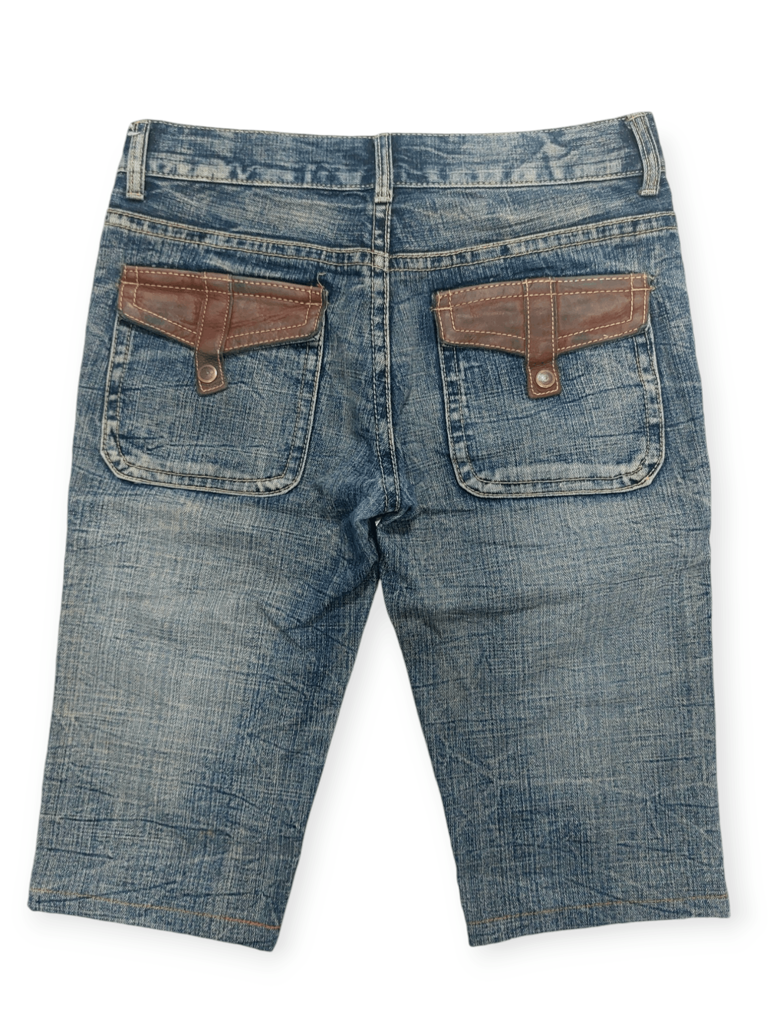Japanese Brand Beast Leather Strip Multipocket Short Pant Size US 30 / EU 46 - 13 Thumbnail