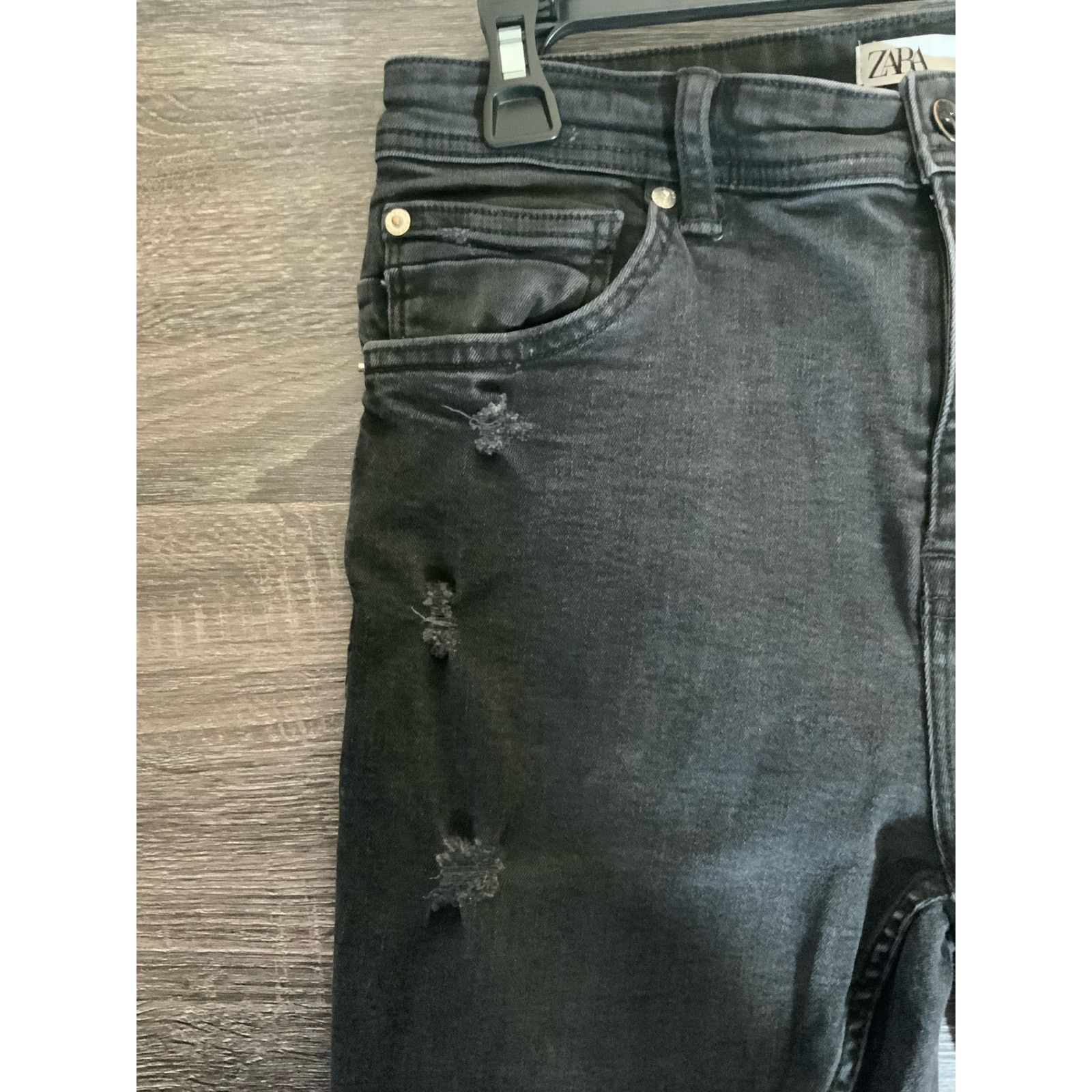 Zara Zara Skinny Black Women Jeans Pants Size 32 - USED Size 32" / US 10 / IT 46 - 4 Thumbnail
