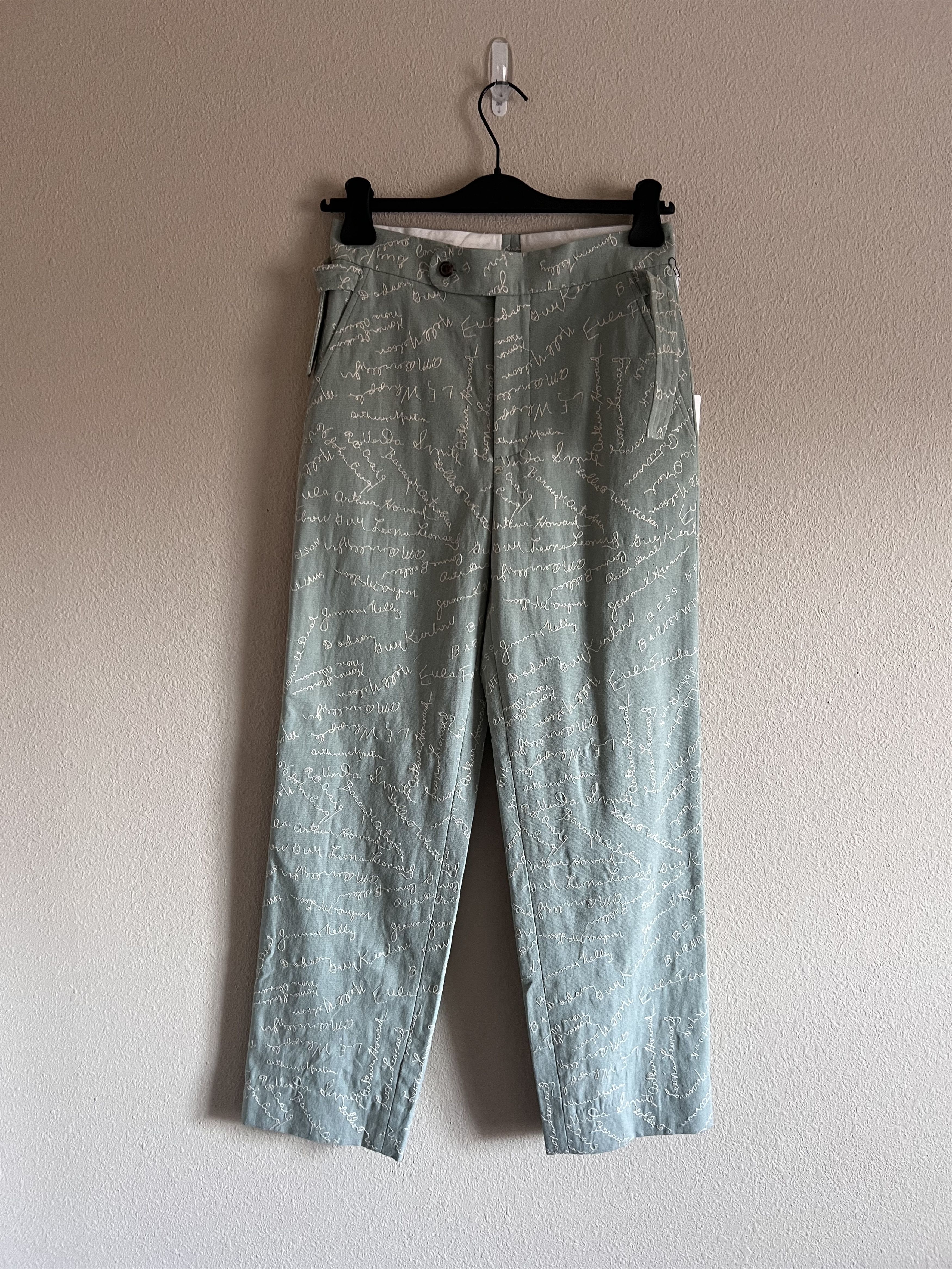 Bode Bode Powder Signature Trousers in Blue Size US 28 / EU 44 - 1 Thumbnail