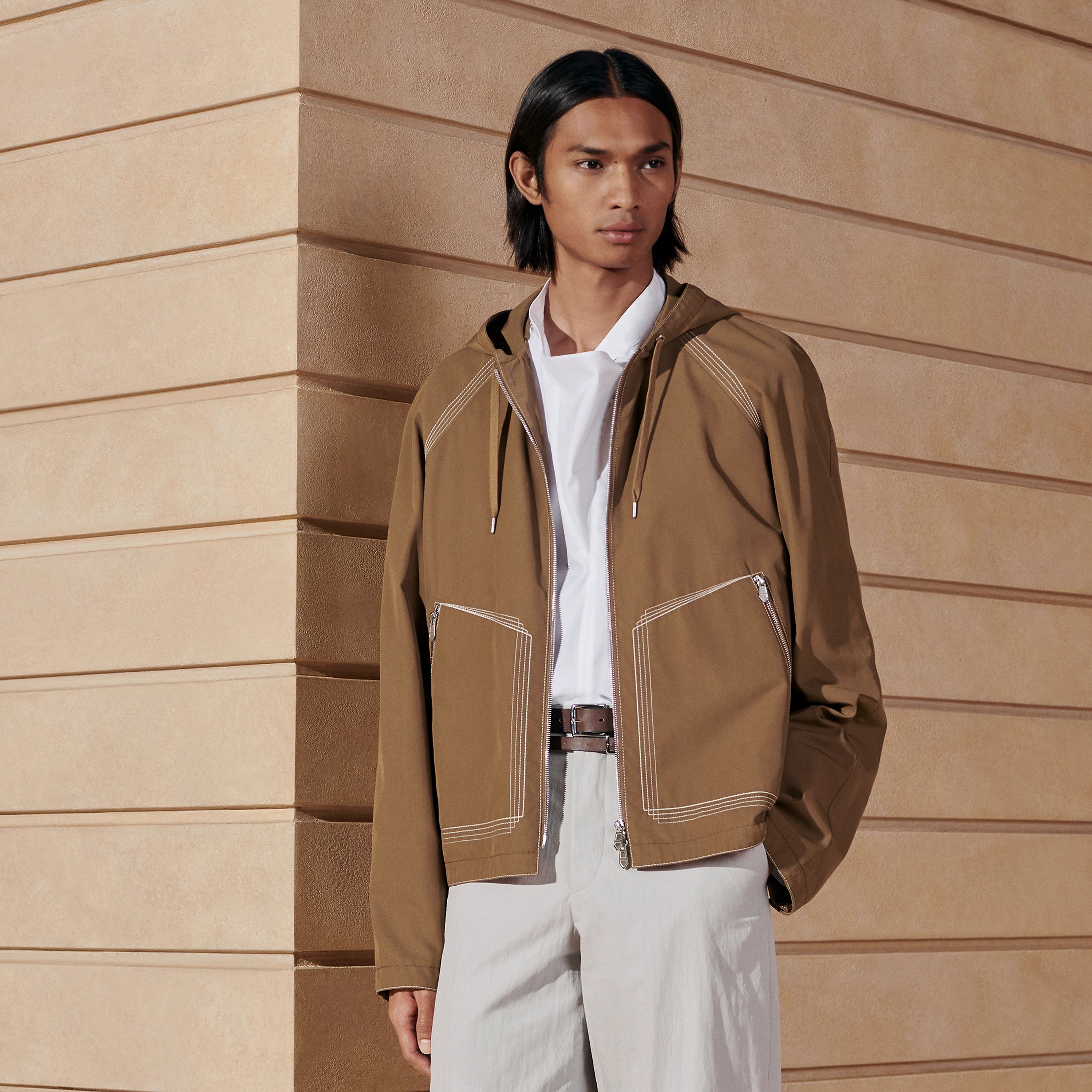 Hermes Best Dressed Rare $5,500 w/tax Hooded Tech Twill Jacket Size US M / EU 48-50 / 2 - 3 Thumbnail